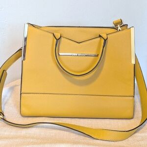 Steve Madden Yellow Satchel With Shoulder Strap